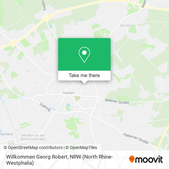 Willkommen Georg Robert map