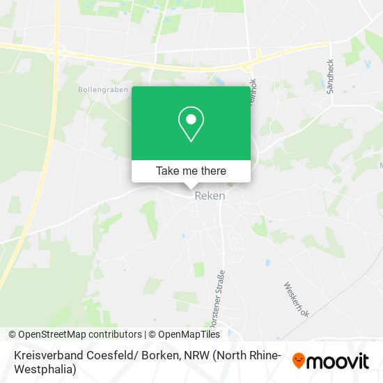 Kreisverband Coesfeld/ Borken map
