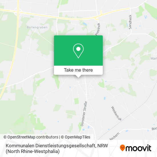 Kommunalen Dienstleistungsgesellschaft map