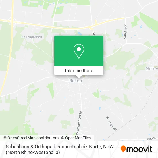 Карта Schuhhaus & Orthopädieschuhtechnik Korte