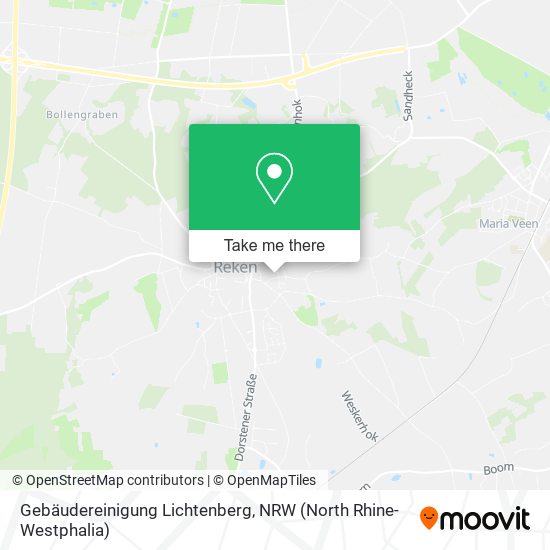 Gebäudereinigung Lichtenberg map