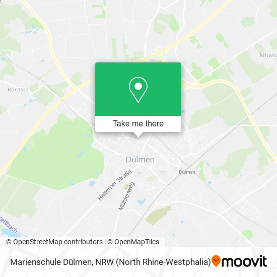 Marienschule Dülmen map
