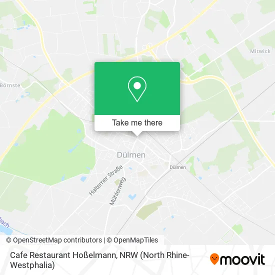 Cafe Restaurant Hoßelmann map