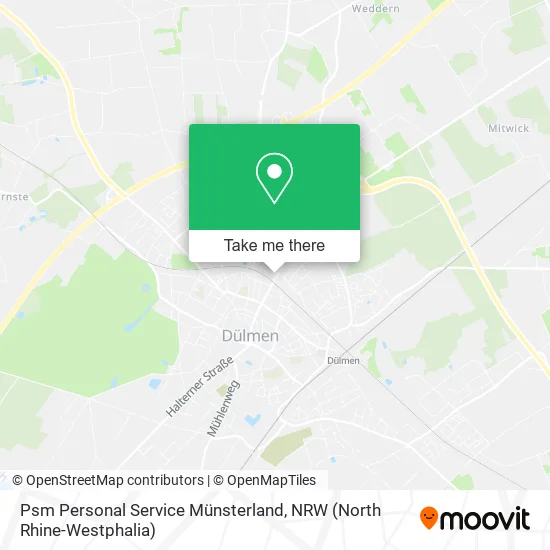 Карта Psm Personal Service Münsterland