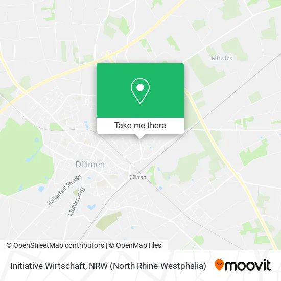 Карта Initiative Wirtschaft