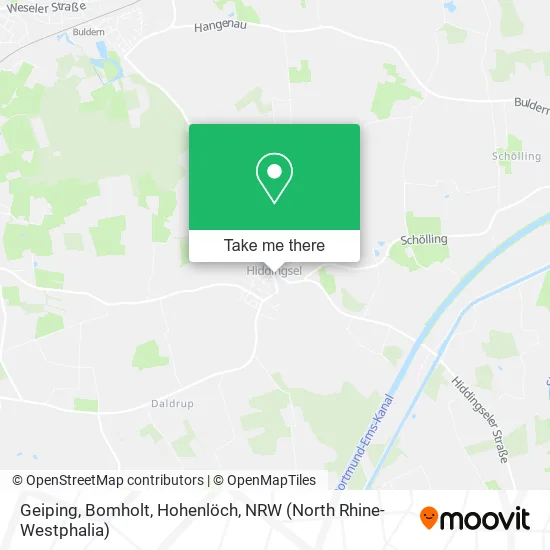 Карта Geiping, Bomholt, Hohenlöch