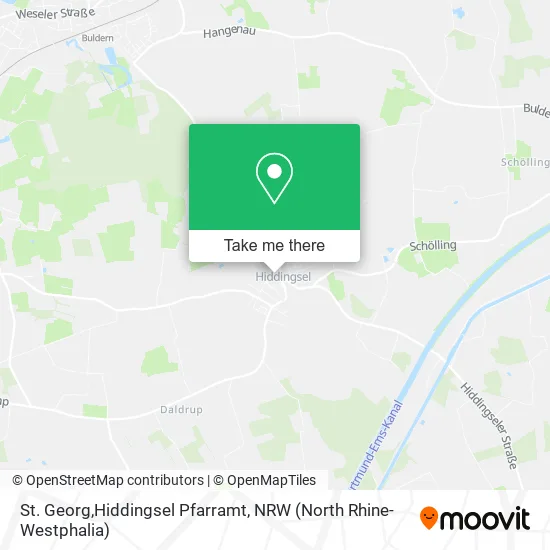 Карта St. Georg,Hiddingsel Pfarramt
