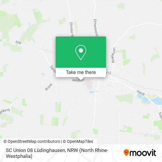 SC Union 08 Lüdinghausen map