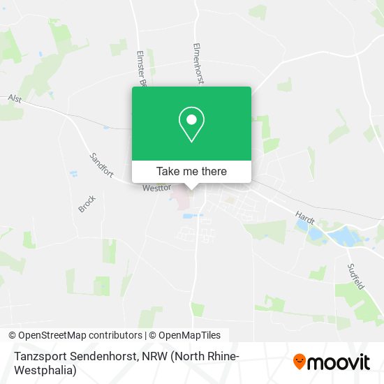 Tanzsport Sendenhorst map