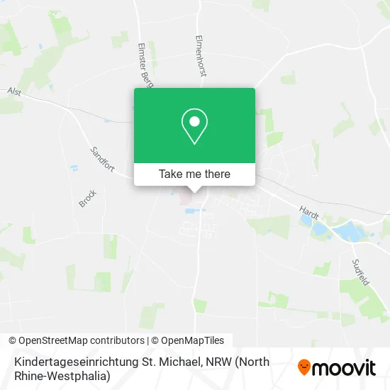 Карта Kindertageseinrichtung St. Michael