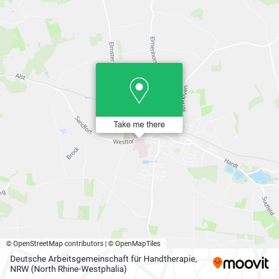 Deutsche Arbeitsgemeinschaft für Handtherapie map