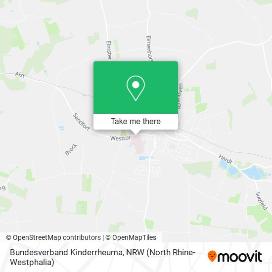 Bundesverband Kinderrheuma map