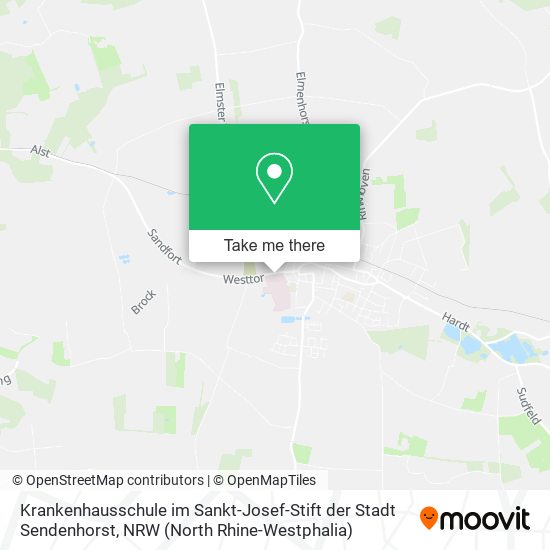 Krankenhausschule im Sankt-Josef-Stift der Stadt Sendenhorst map
