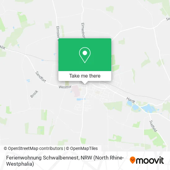 Карта Ferienwohnung Schwalbennest