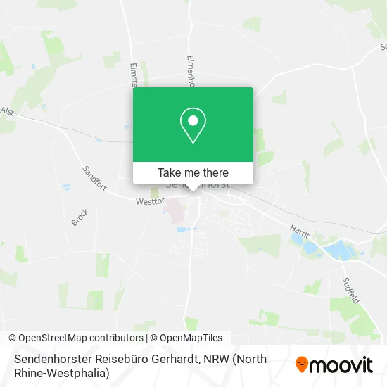 Sendenhorster Reisebüro Gerhardt map