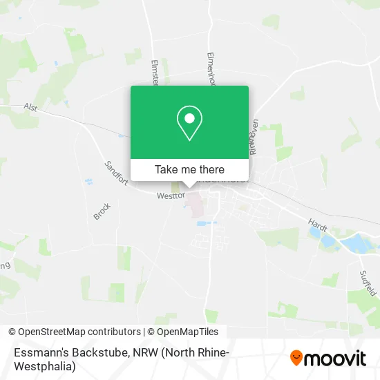 Essmann's Backstube map