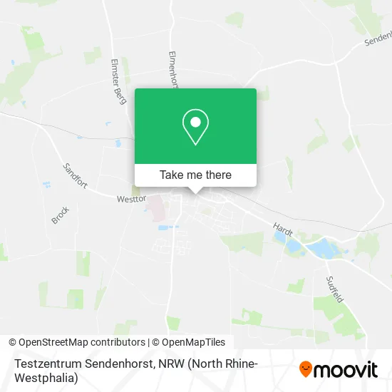 Карта Testzentrum Sendenhorst