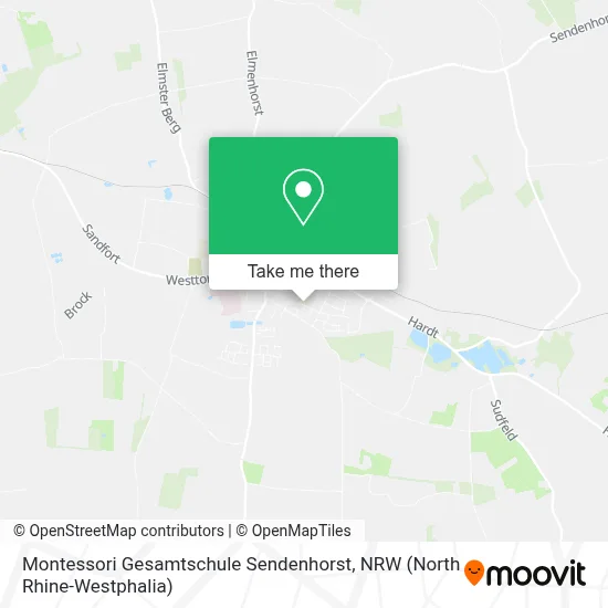 Montessori Gesamtschule Sendenhorst map
