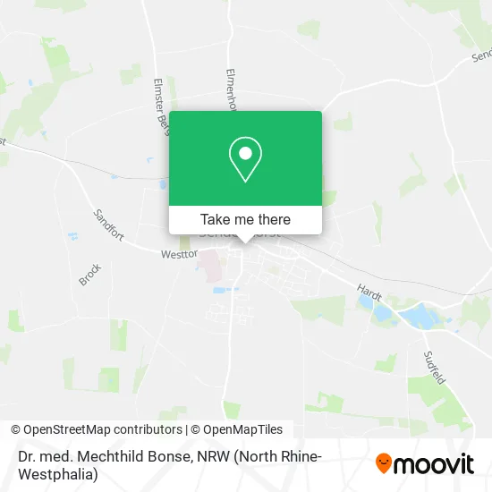 Карта Dr. med. Mechthild Bonse