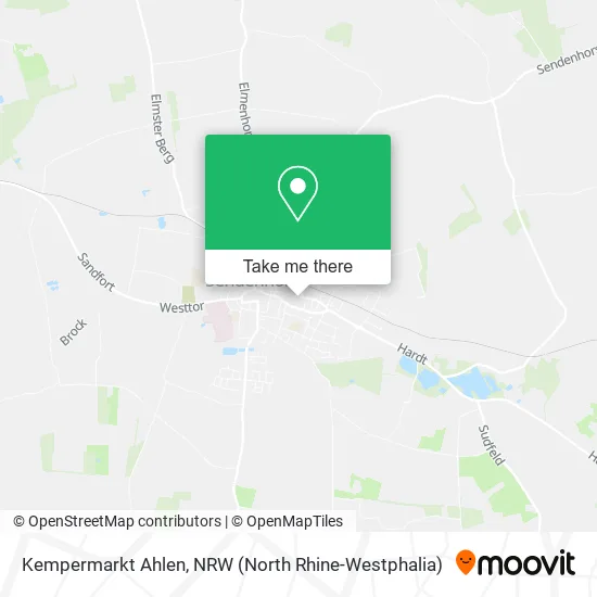 Карта Kempermarkt Ahlen