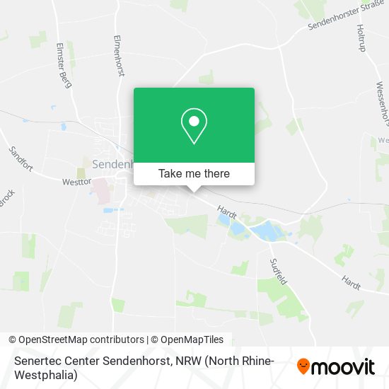 Senertec Center Sendenhorst map