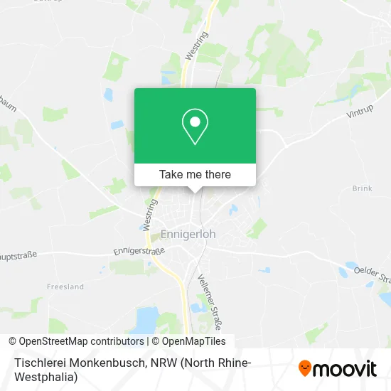 Tischlerei Monkenbusch map