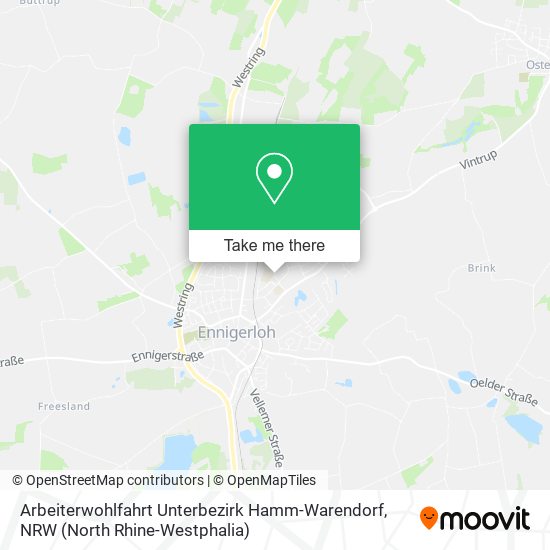 Arbeiterwohlfahrt Unterbezirk Hamm-Warendorf map