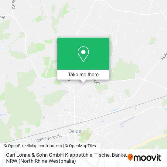 Carl Lönne & Sohn GmbH Klappstühle, Tische, Bänke map