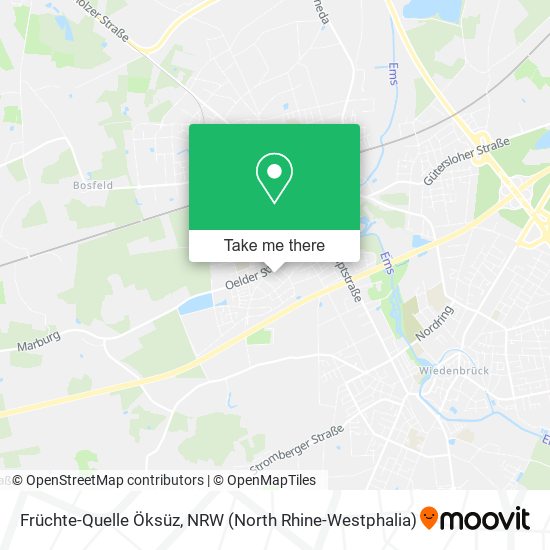 Früchte-Quelle Öksüz map