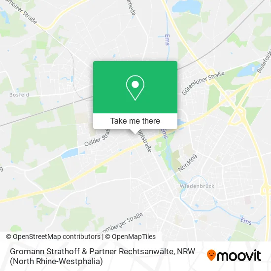 Карта Gromann Strathoff & Partner Rechtsanwälte