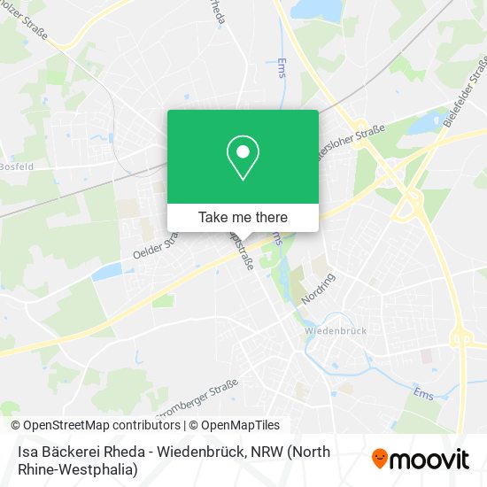 Isa Bäckerei Rheda - Wiedenbrück map