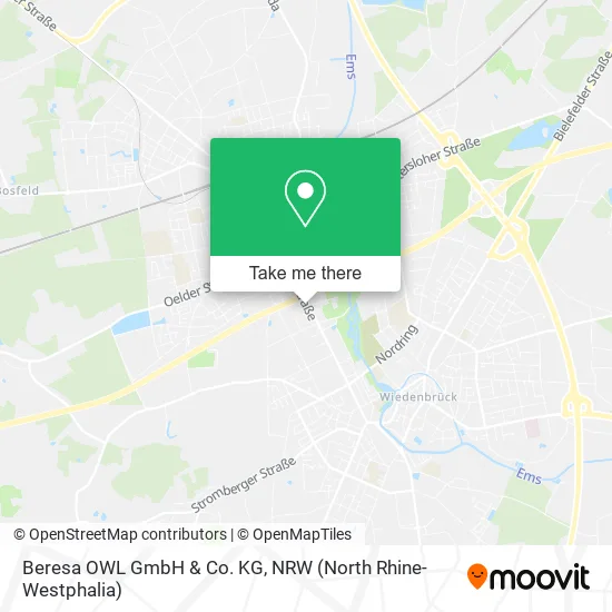 Карта Beresa OWL GmbH & Co. KG