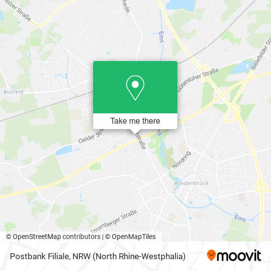 Карта Postbank Filiale