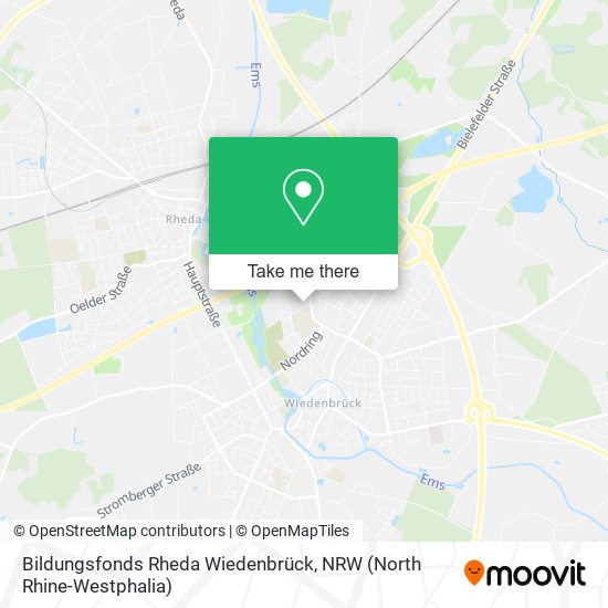 Bildungsfonds Rheda Wiedenbrück map