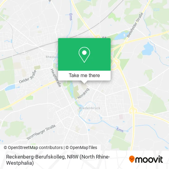 Карта Reckenberg-Berufskolleg