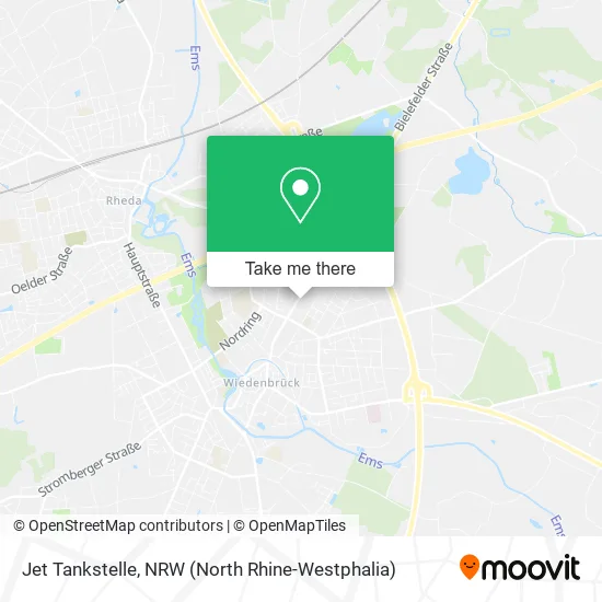 Карта Jet Tankstelle