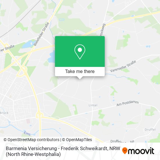 Barmenia Versicherung - Frederik Schweikardt map