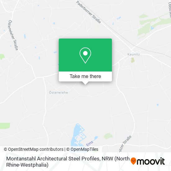 Montanstahl Architectural Steel Profiles map