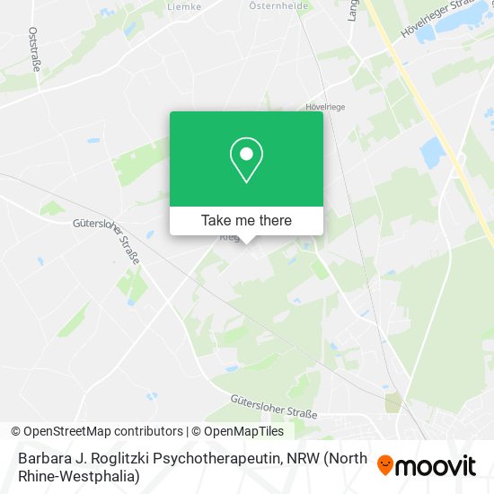 Barbara J. Roglitzki Psychotherapeutin map