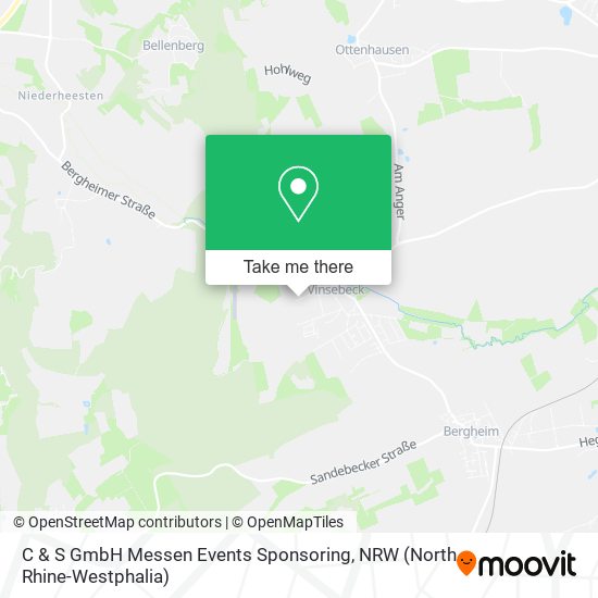C & S GmbH Messen Events Sponsoring map