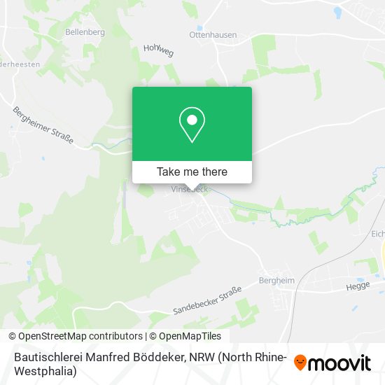 Bautischlerei Manfred Böddeker map