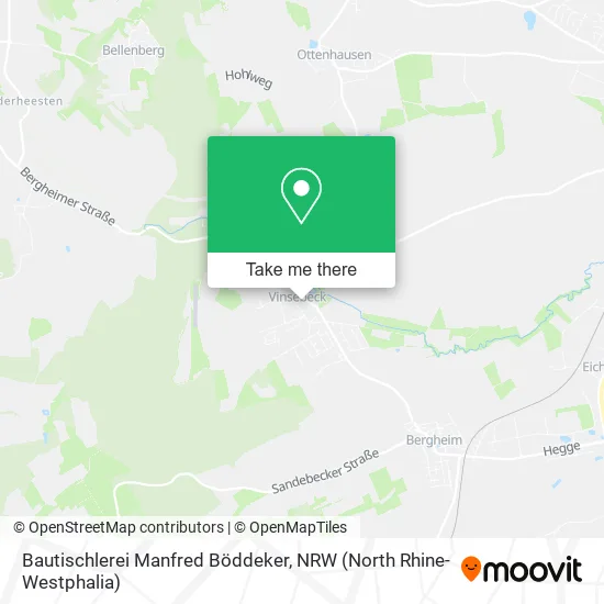 Карта Bautischlerei Manfred Böddeker