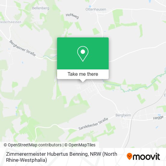 Zimmerermeister Hubertus Benning map