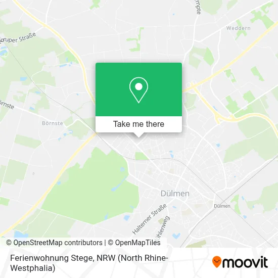 Ferienwohnung Stege map