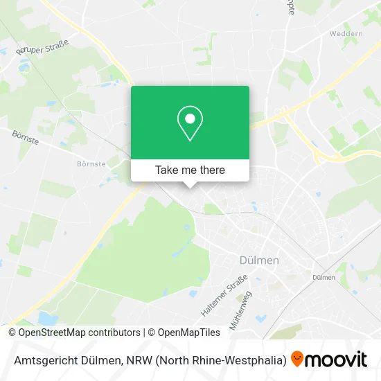 Карта Amtsgericht Dülmen