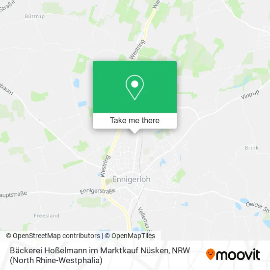 Bäckerei Hoßelmann im Marktkauf Nüsken map