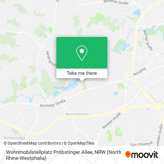 Карта Wohnmobilstellplatz Pröbstinger Allee