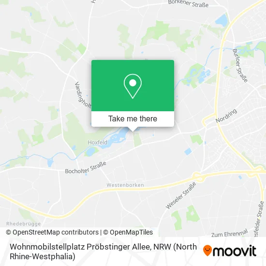 Карта Wohnmobilstellplatz Pröbstinger Allee