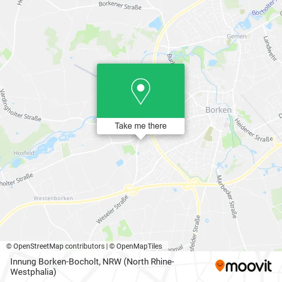 Innung Borken-Bocholt map