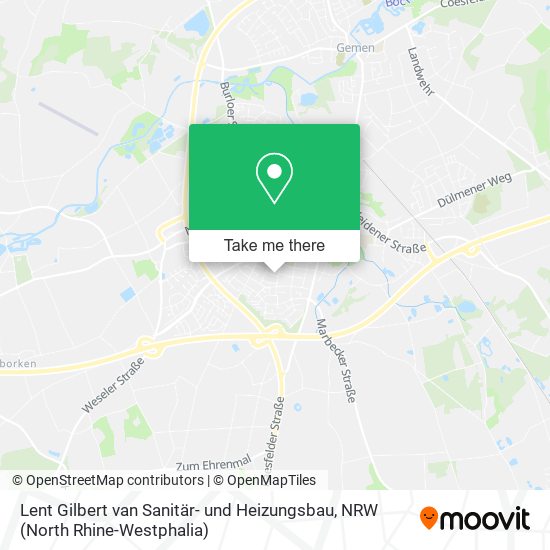 Lent Gilbert van Sanitär- und Heizungsbau map